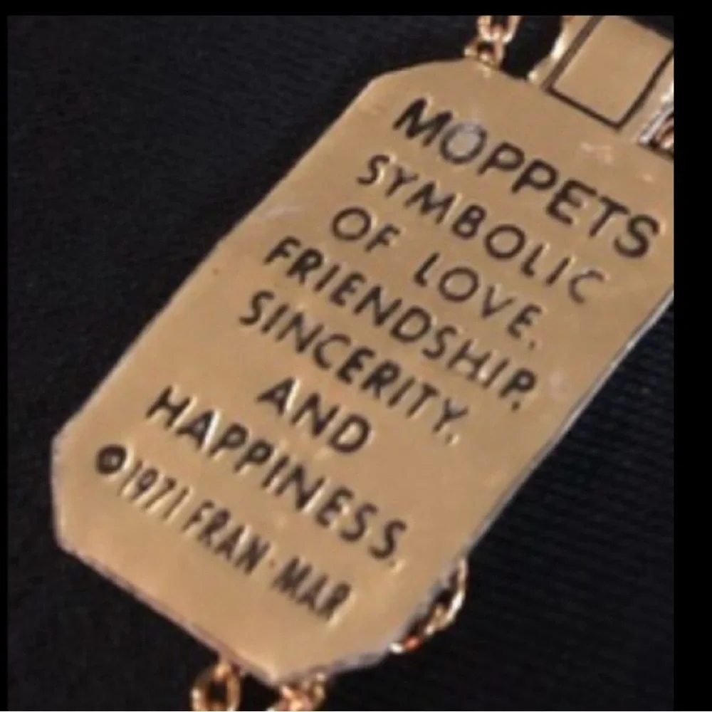 Vintage Fran Mar Moppets Pendant Necklace